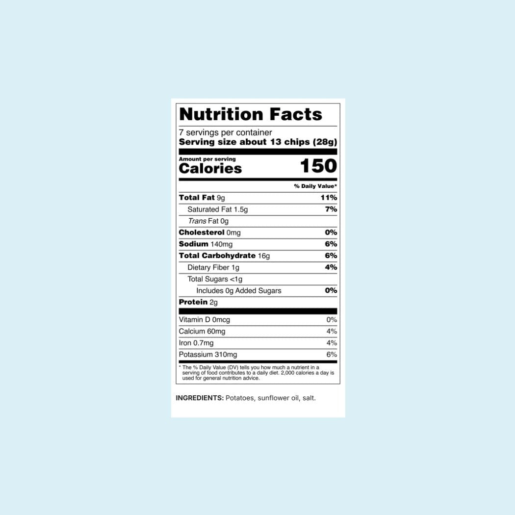 Sea Salt Potato Chips