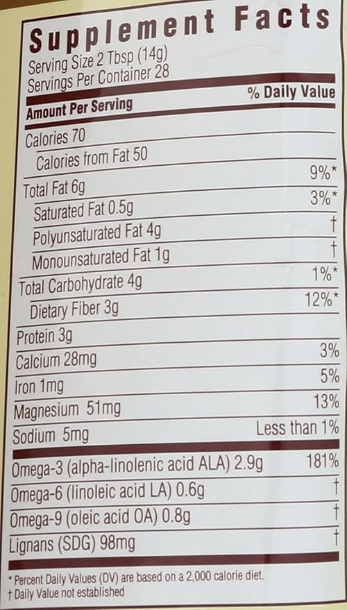 Organic Ground Premium Flaxseed