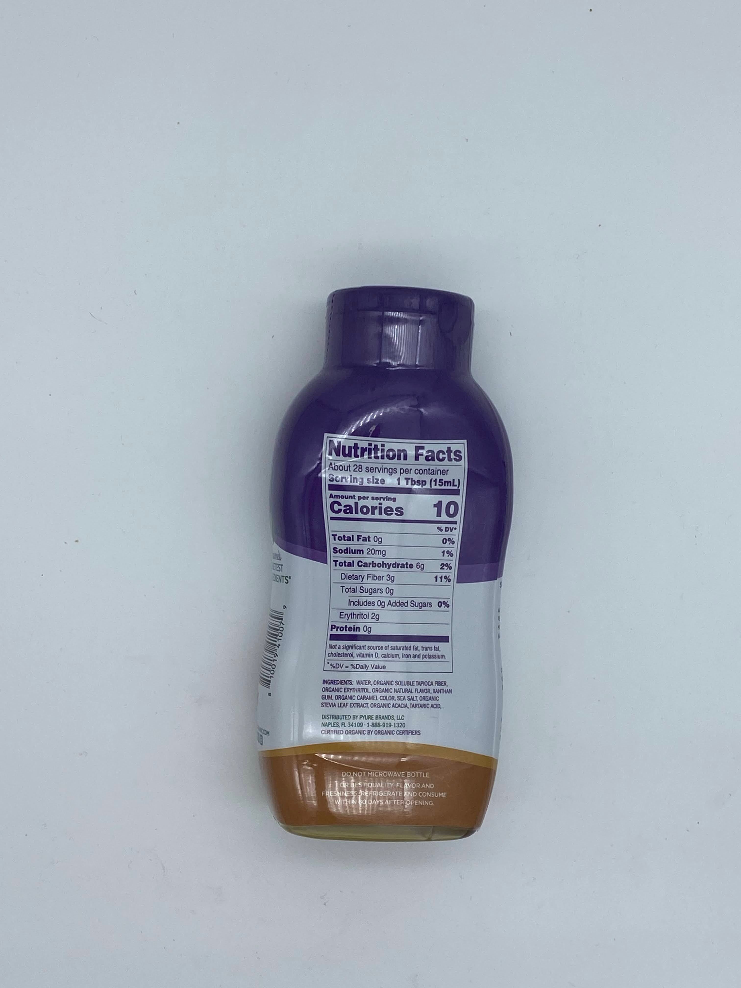 Organic Sugar Free Caramel Syrup