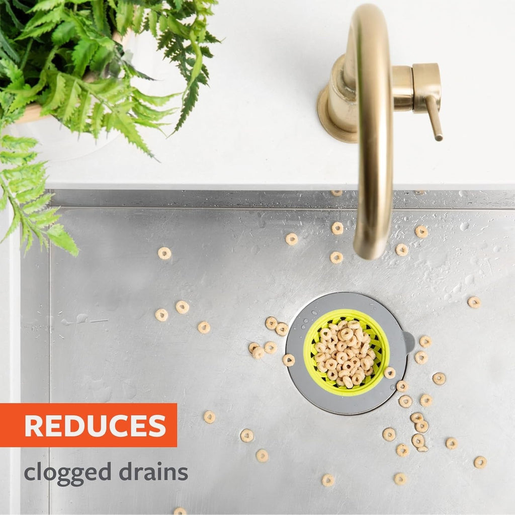 Sinksational Sink Strainer & Stopper – Green