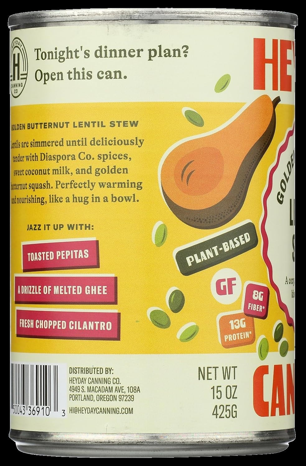 Golden Butternut Lentil Stew
