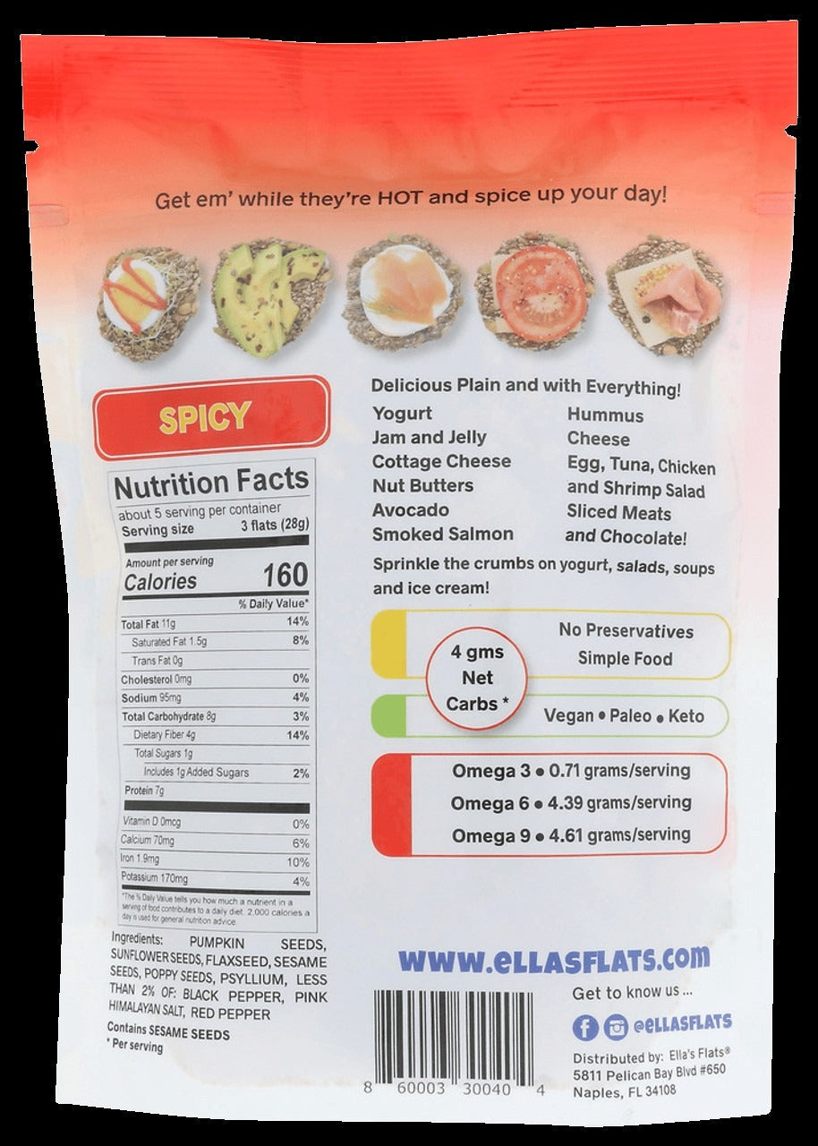 Spicy Ella's Flats Cracker