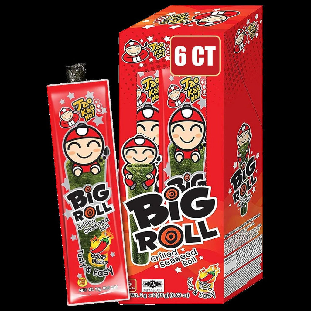 Big Roll Grilled Seaweed Rolls, Spicy (6 CT)