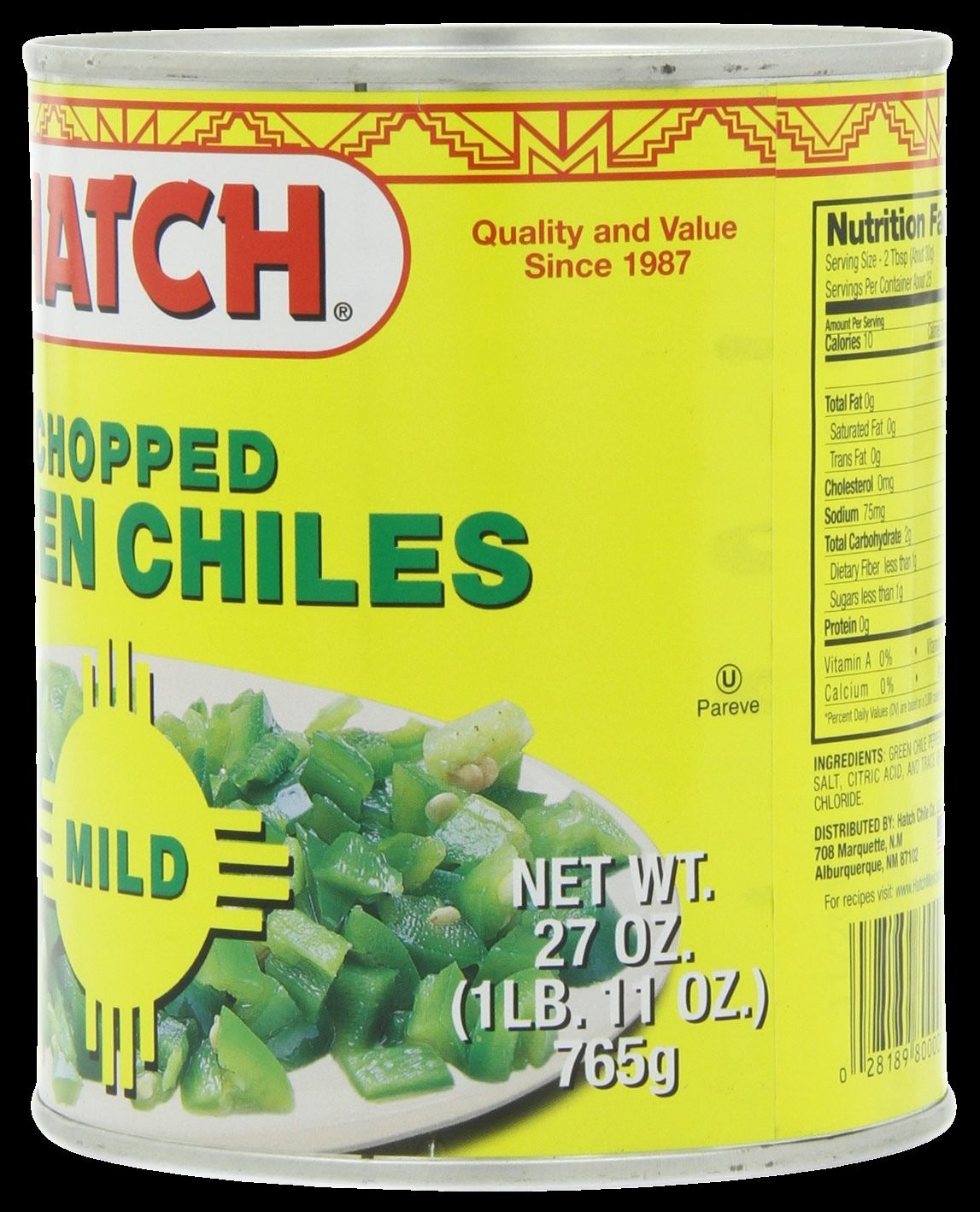 Mild Chopped Green Chiles