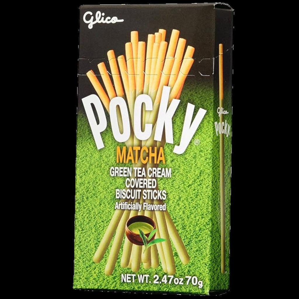 Matcha Green Tea Cream Covered Biscuit Sticks (10 Pack)