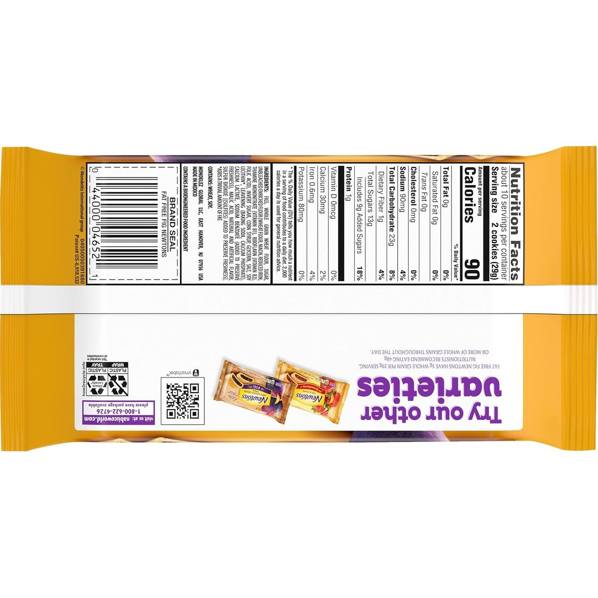Newtons Fig Fat Free Soft & Chewy Fruit Cookies