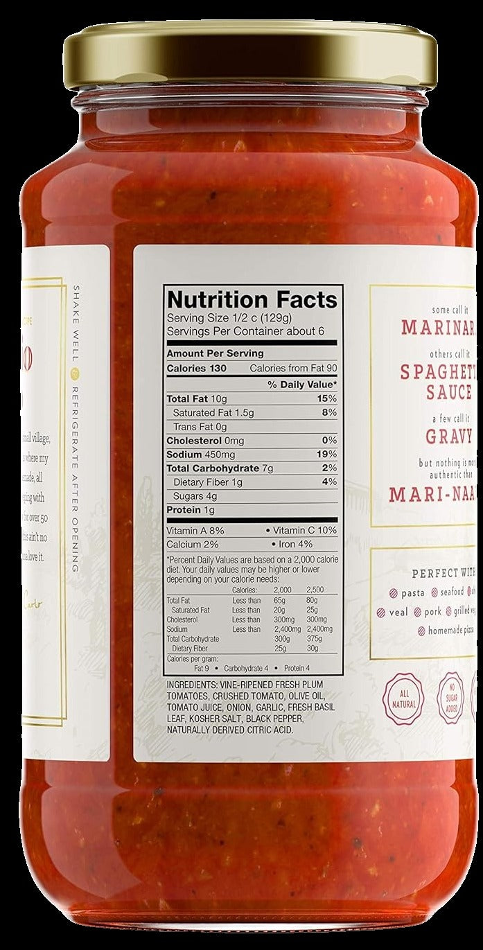 Original Recipe Marinara Sauce