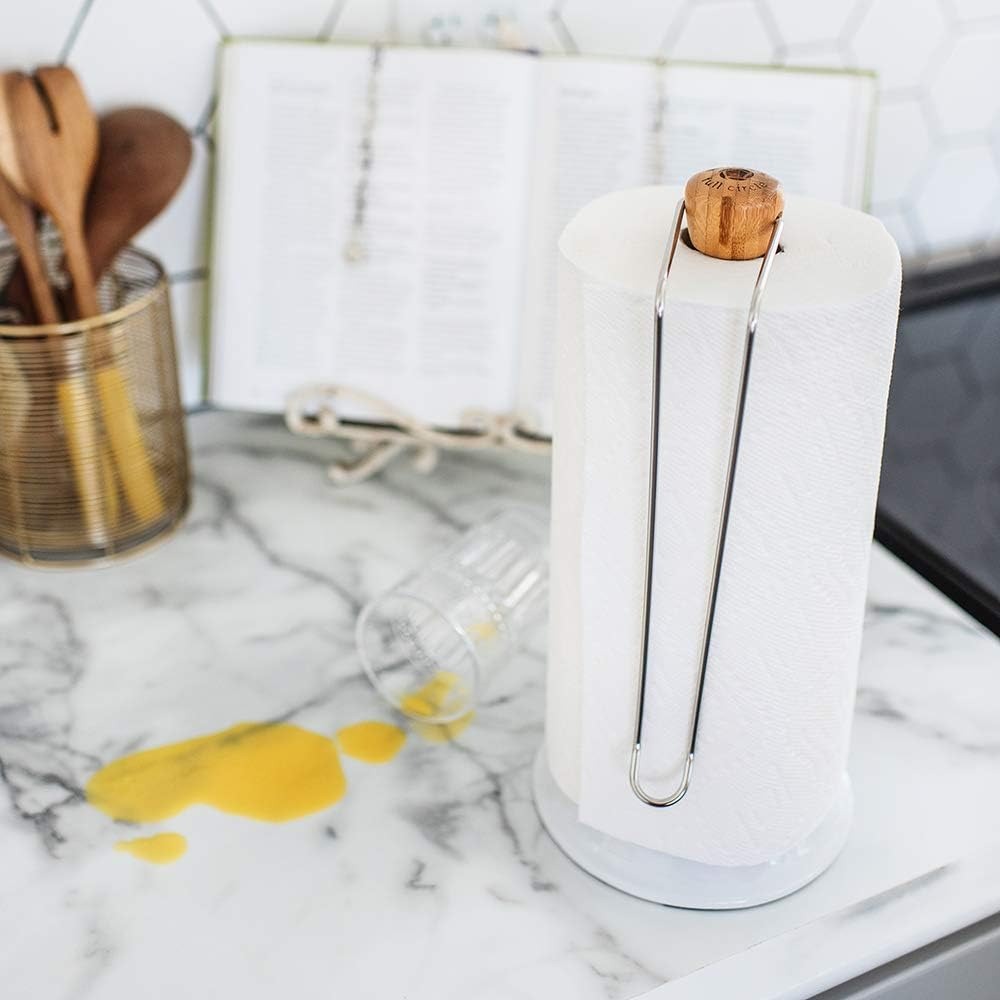 Full Roll Paper Towel Holder - White