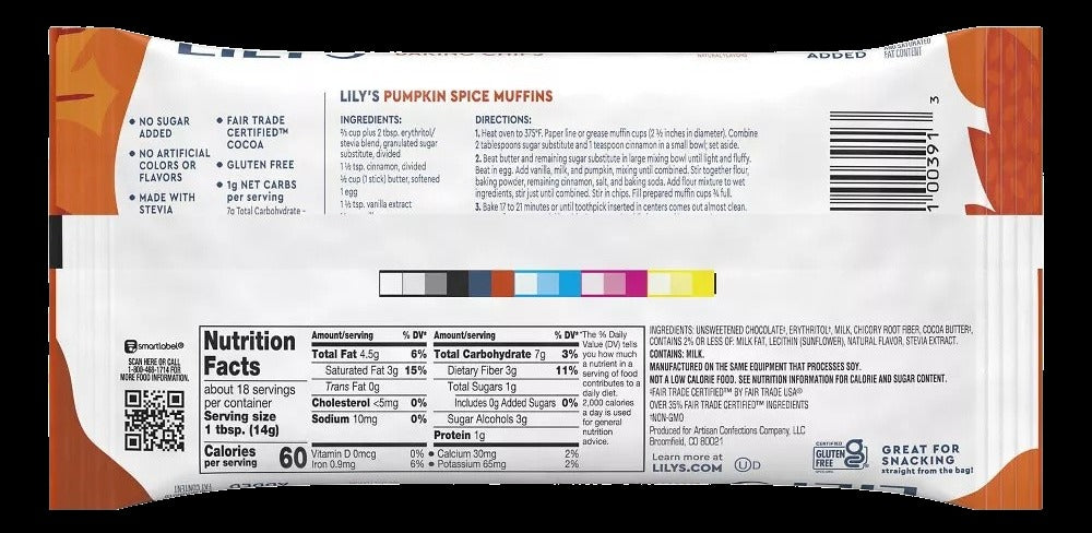 Chocolate Pumpkin Spice Baking Chips