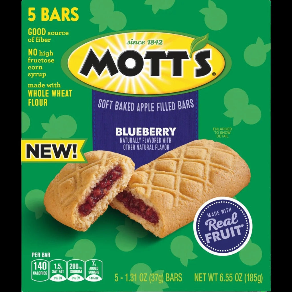 Blueberry Soft Baked Apple Filled Bars (5 CT)