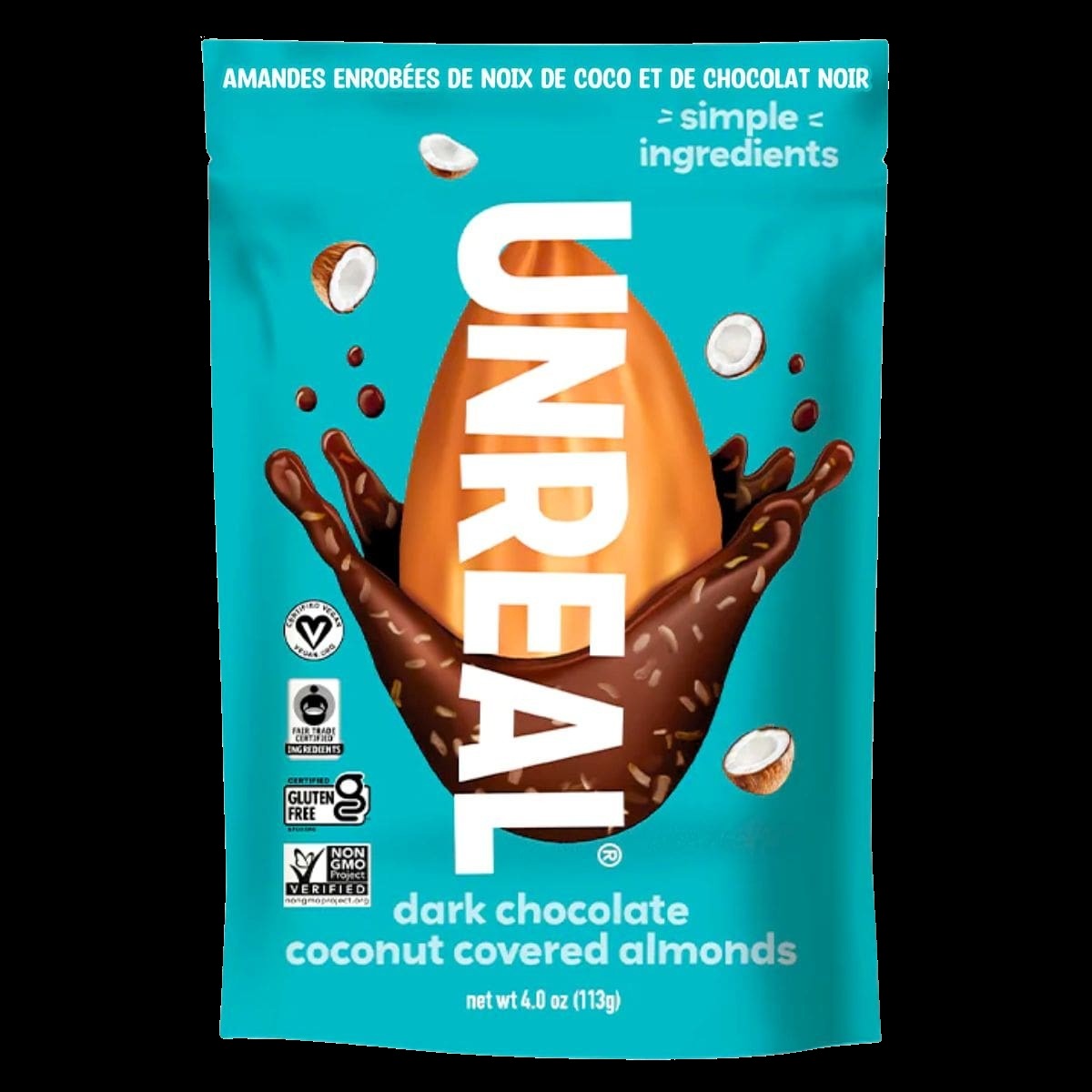 Dark Chocolate Coconut Covered Almonds