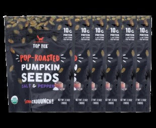 Salt And Pepper Roasted Pumpkin Seeds (6 Pack Case)