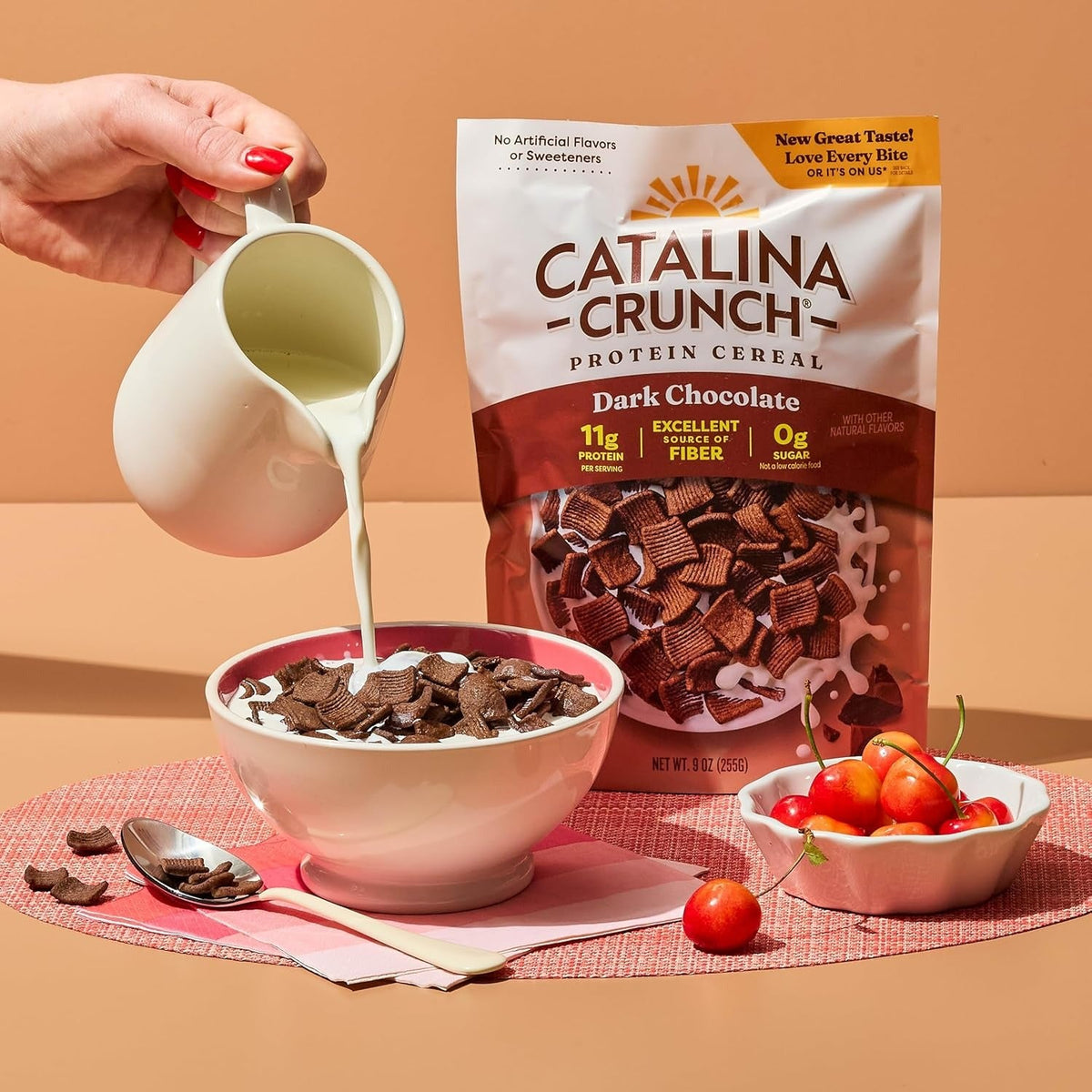 Keto Dark Chocolate Protein Cereal