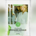 Latex Household Cleaning Gloves With Aloe - S/M