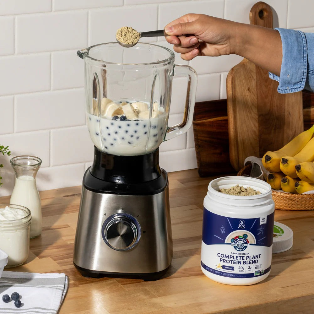 Organic Hemp Vanilla Plant-Based Protein Powder