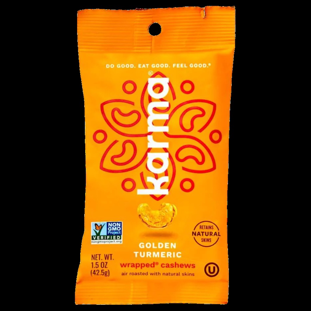 Golden Turmeric Wrapped Cashews (12 CT)