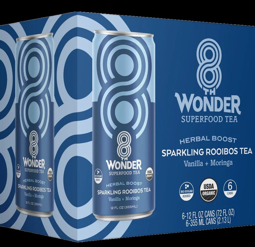 Sparkling Roobios Tea Vanilla + Moringa