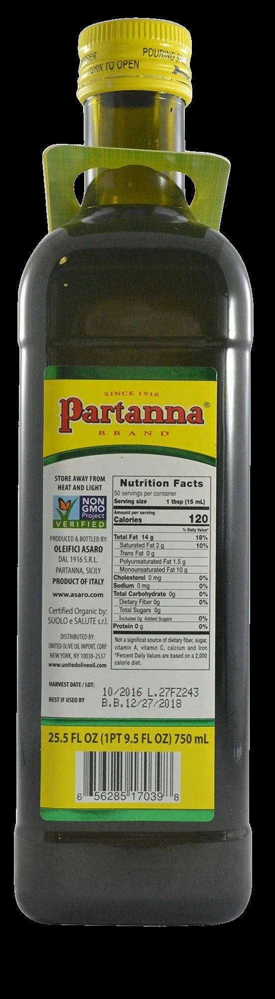 Organic Unfiltered Extra Virgin Olive Oil