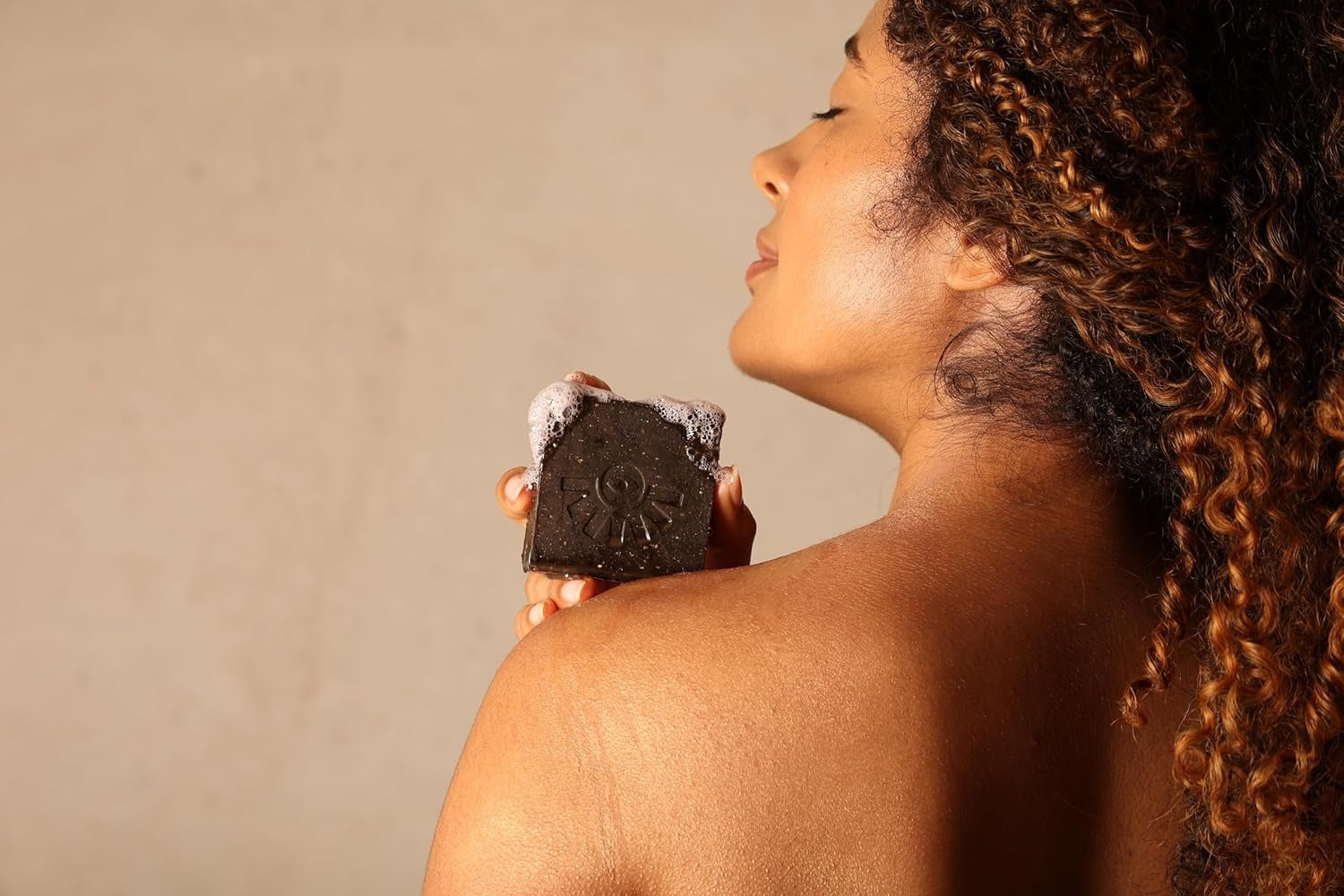 Traditional African Black Soap Bar - Gratitude