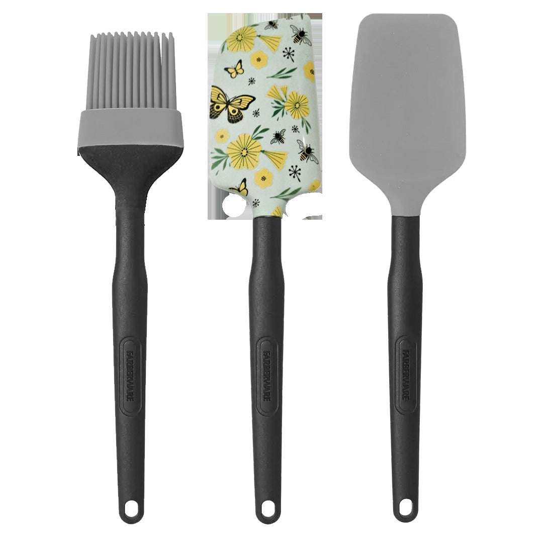 Classic Series 3 Spatula Basting Set with Butterfly Design