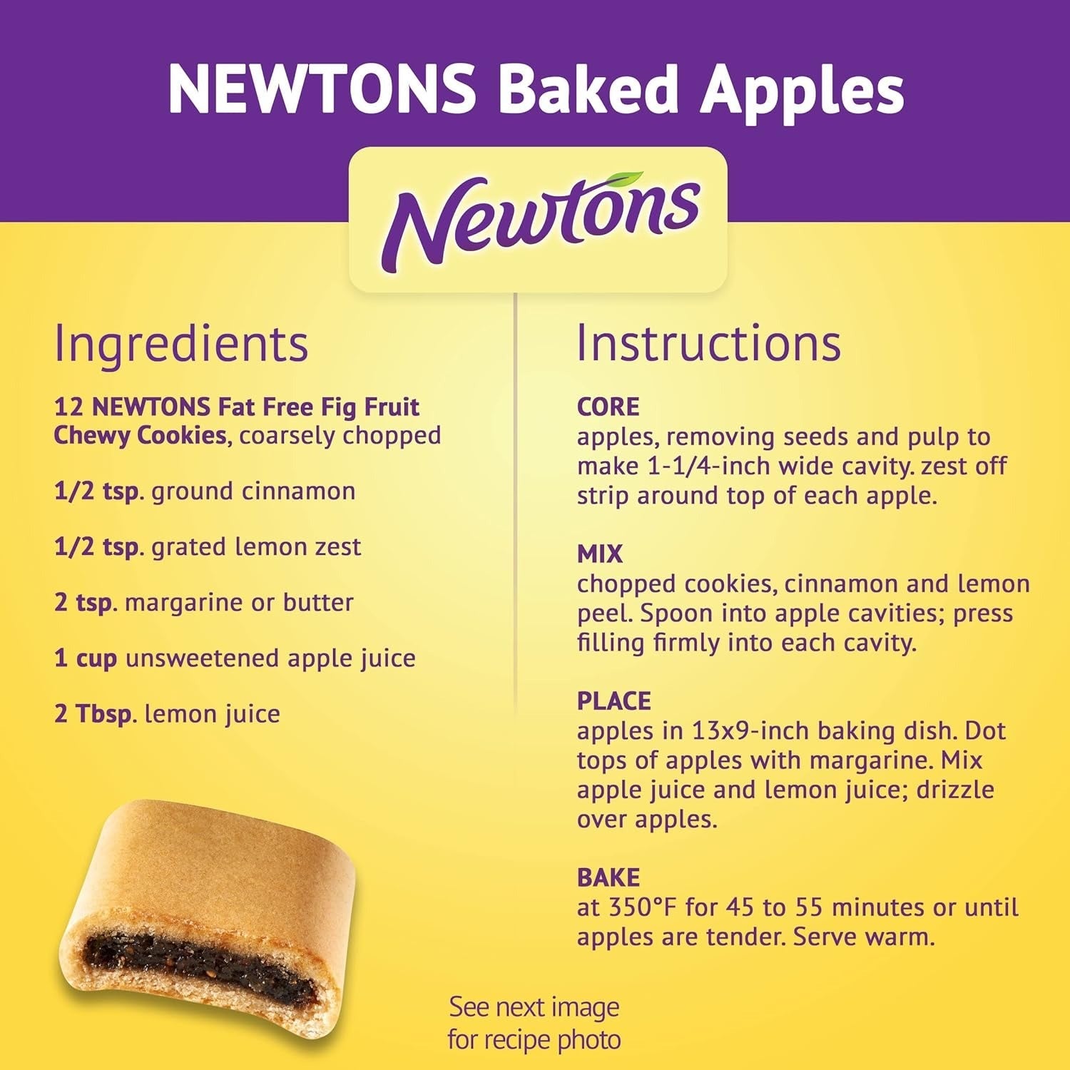 Newtons Fig Fat Free Soft & Chewy Fruit Cookies