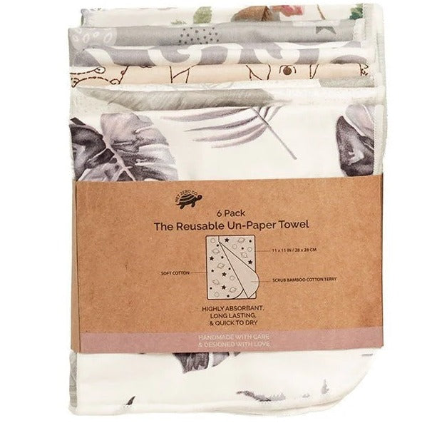 Reusable Kitchen Towels - 6 Pack of Wintertime