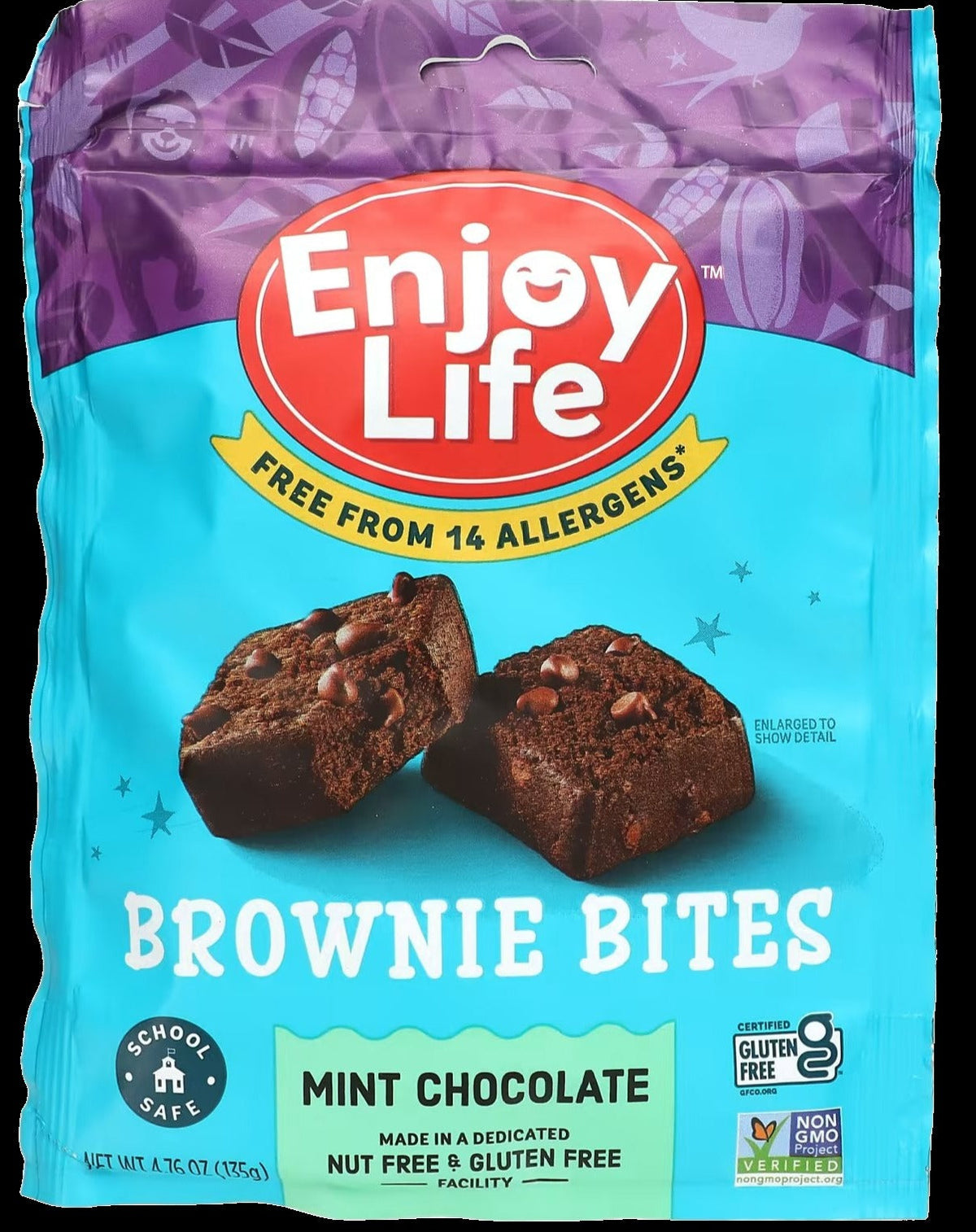 Mint Chocolate Brownie Bites