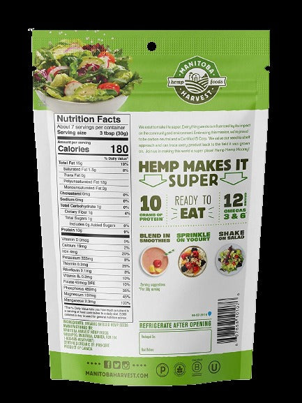 Organic Shelled Hemp Seeds