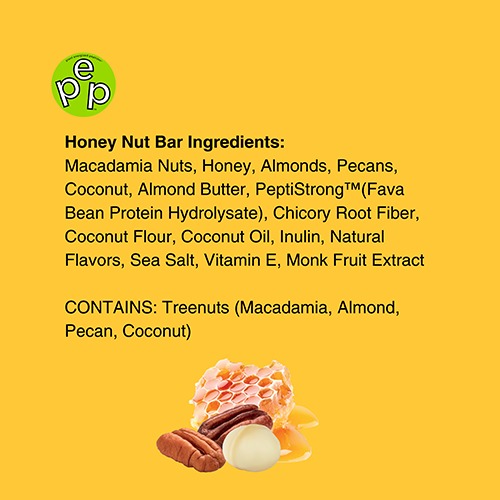 PEP Honey Nut Daily Longevity Bar (12 CT)