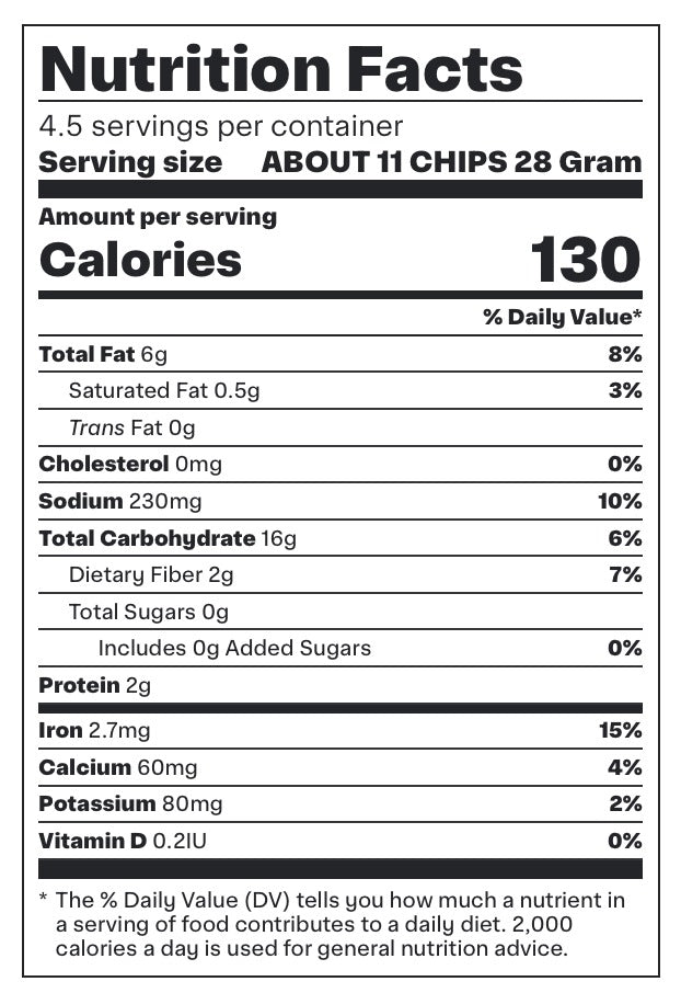 Sea Salt Cactus Tortilla Chips