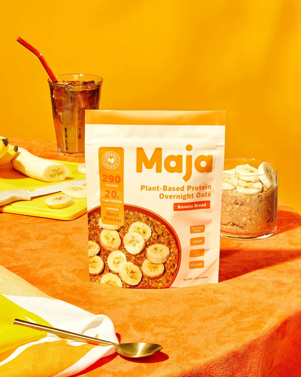 Organic Banana Bread Overnight Oats Single Serve