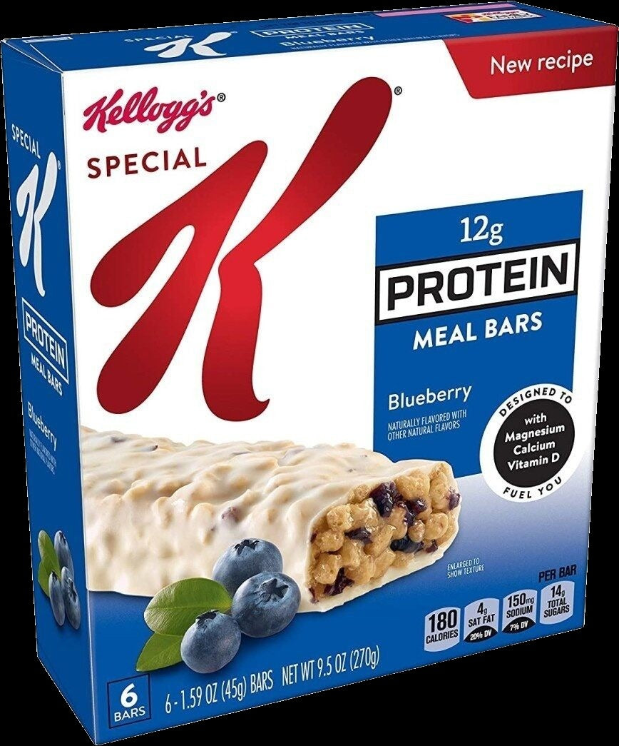 Blueberry Protein Meal Bars