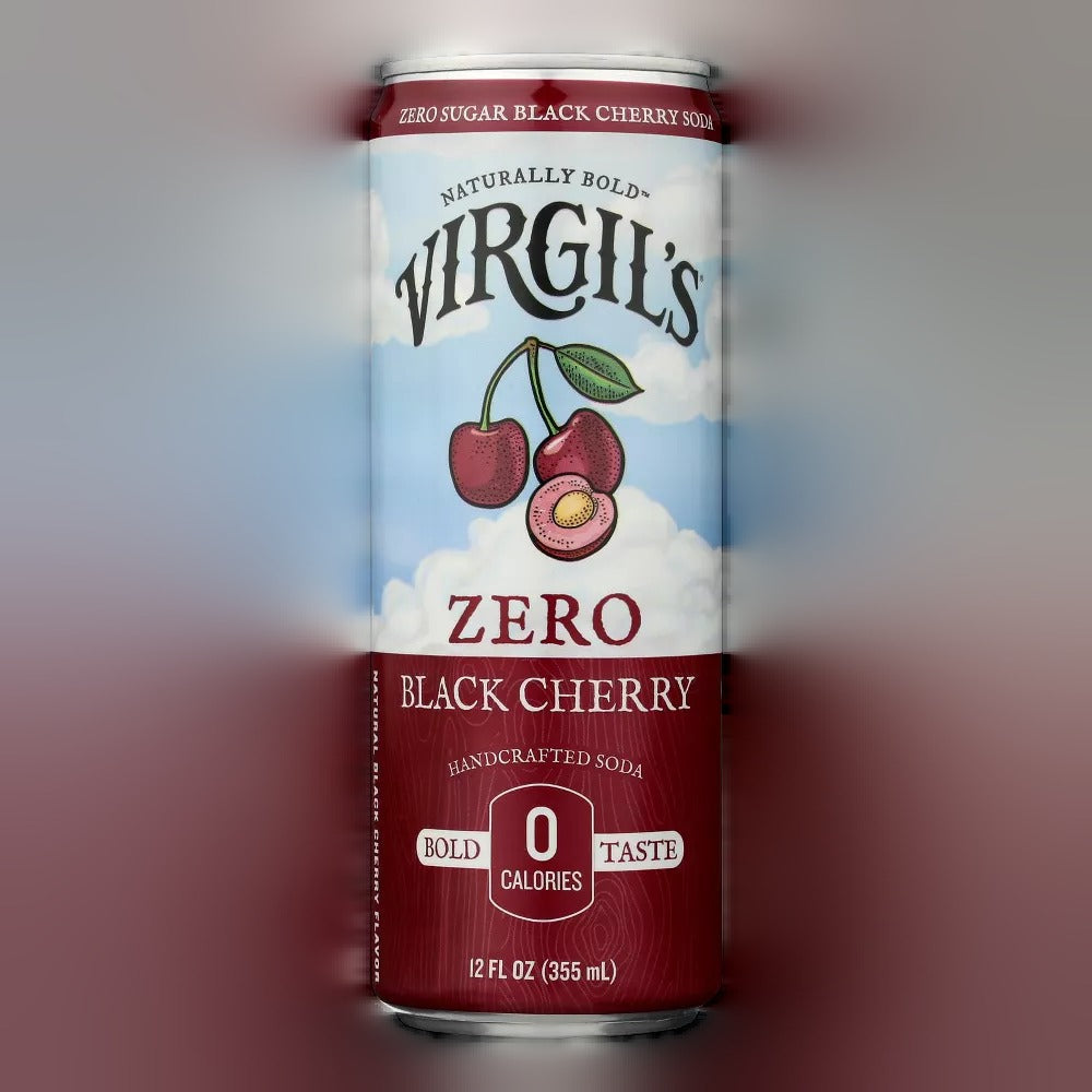 Zero Sugar Black Cherry Soda (4 Pack)