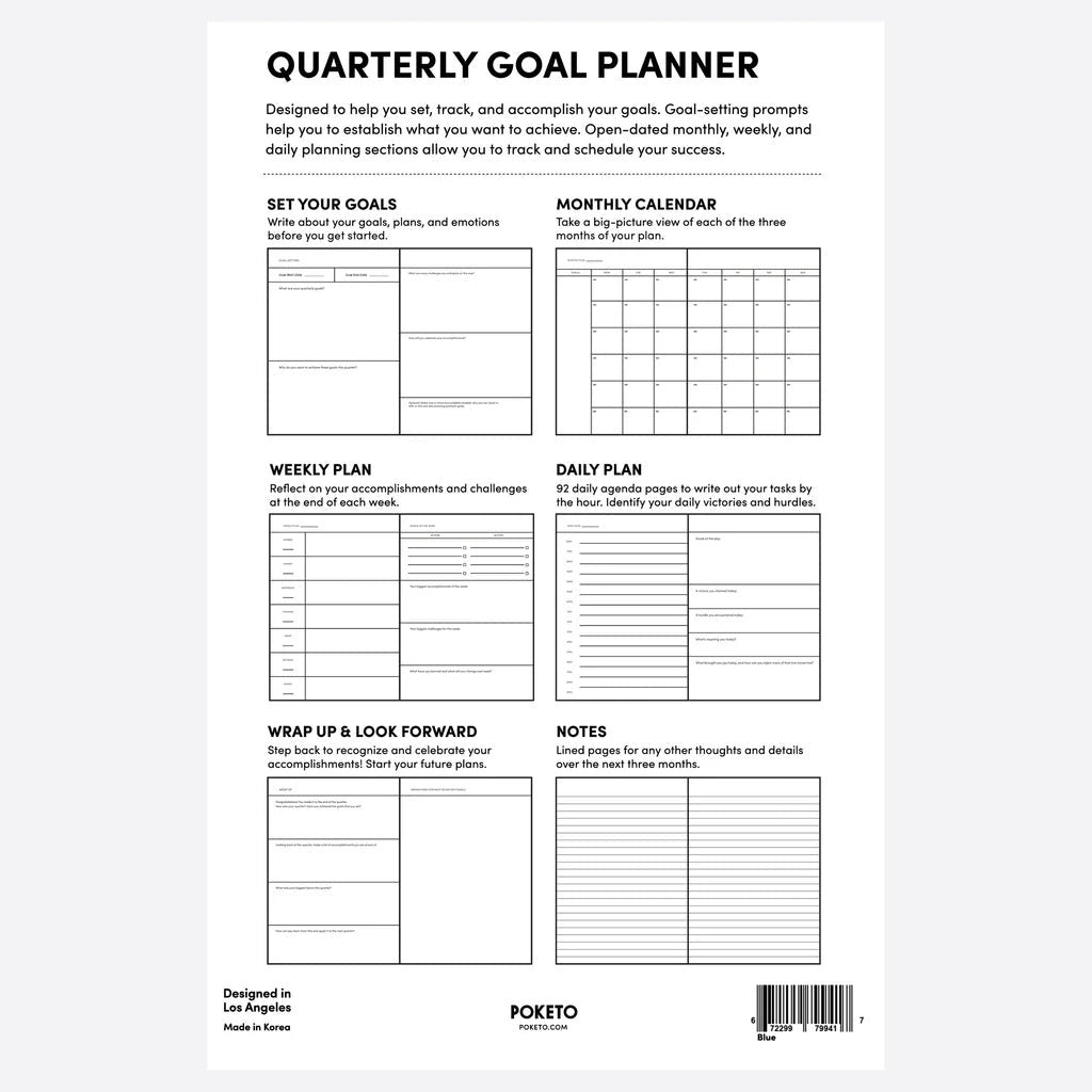 Quarterly Planner - Red