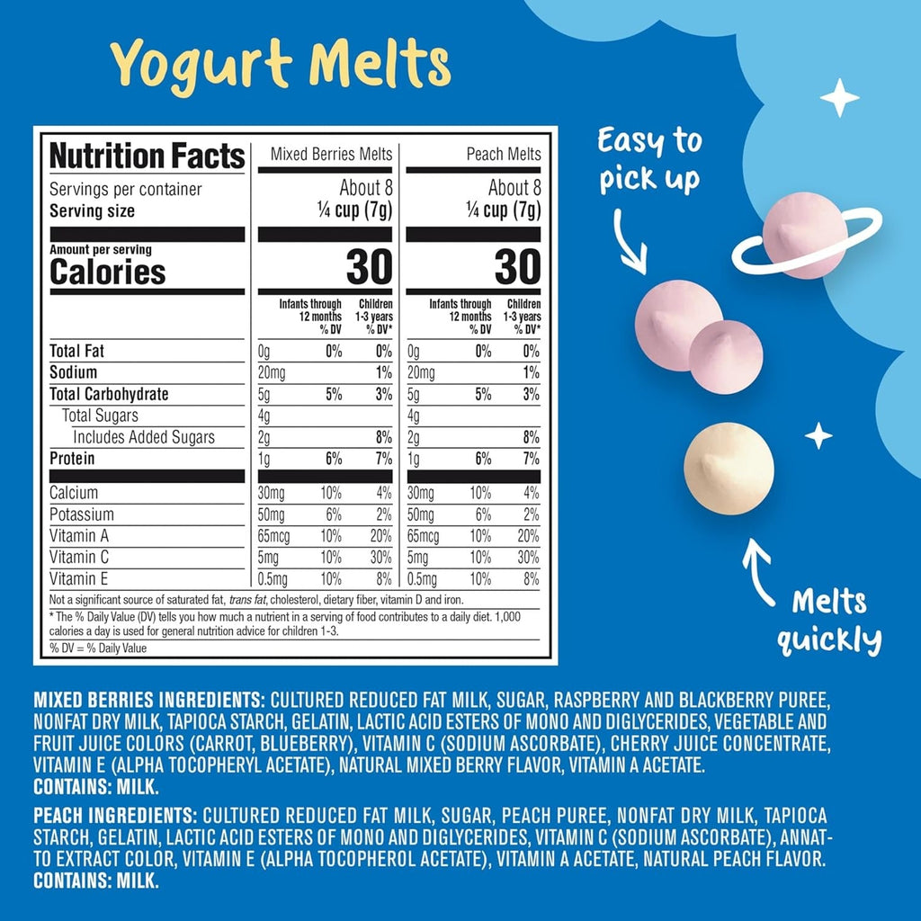 Snacks for Babies - Discovery Pack - Yogurt Melts and Teethers (6 Pack)