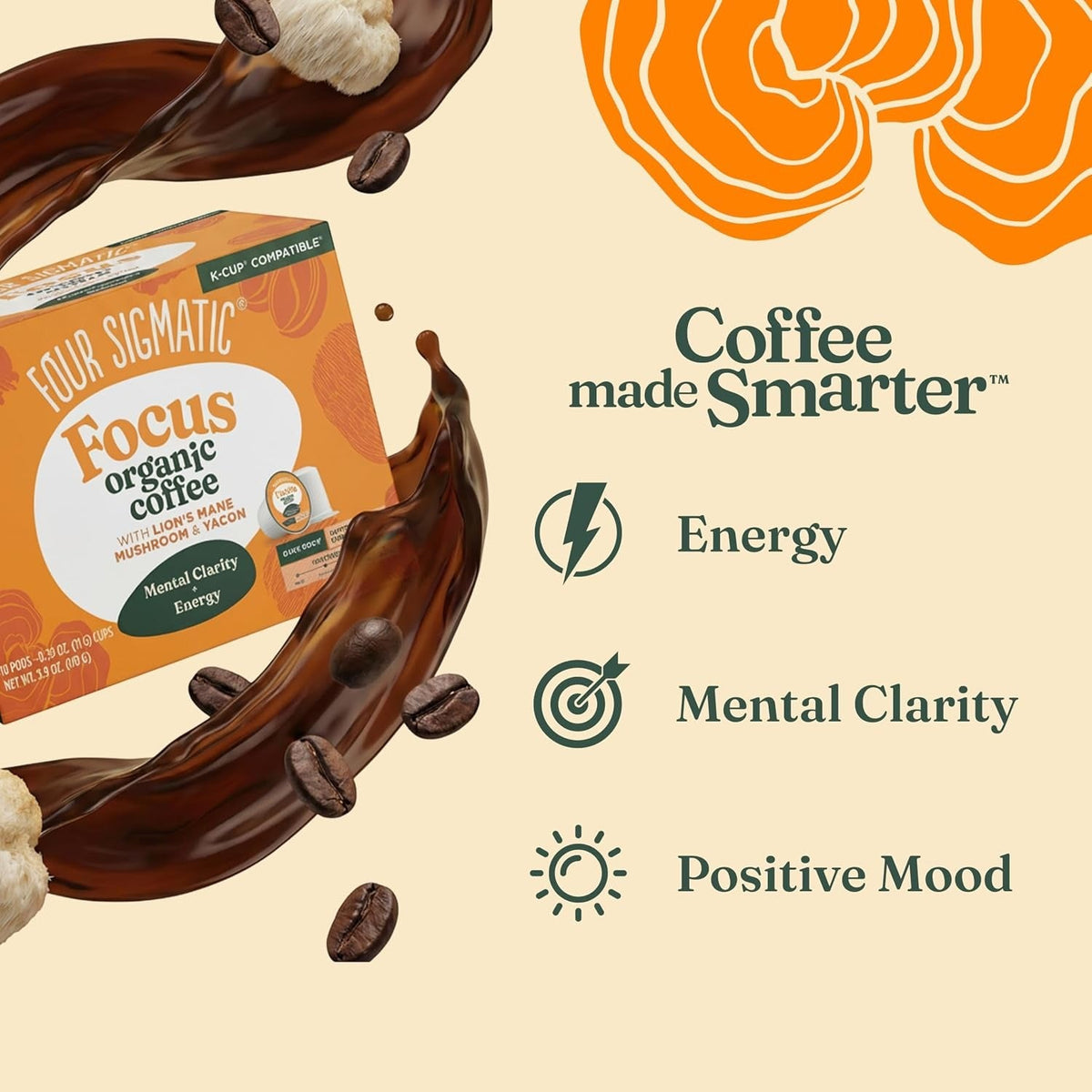 Organic Focus Coffee Pods