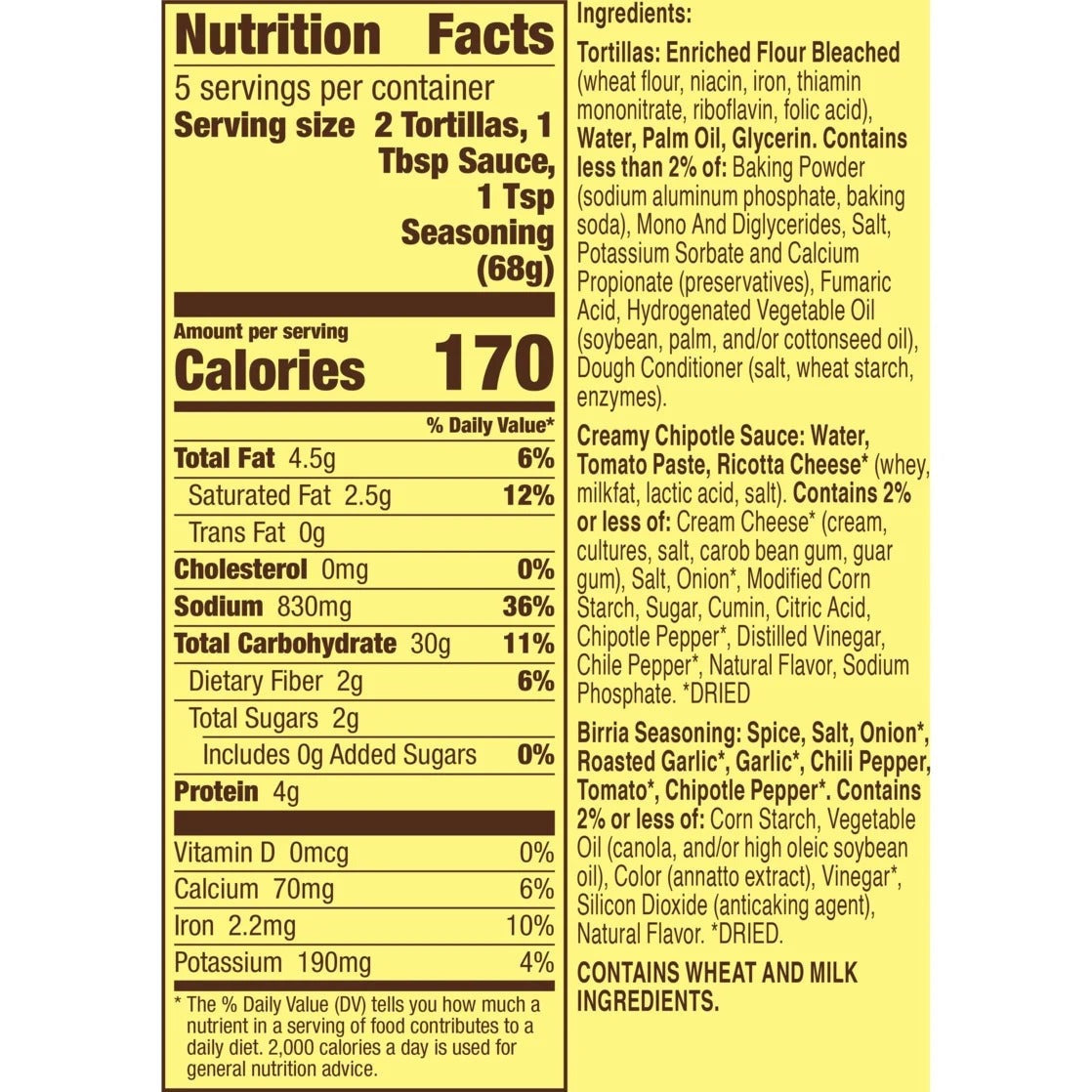 Birria Taco Seasoning, Sauce And Soft Tortillas Kit