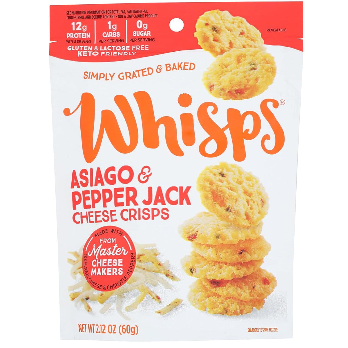 Pepperjack Asiago Cheese Crackers