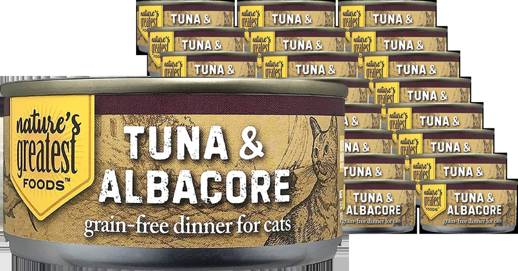 Grain-Free Cat Food Tuna & Topping Albacore (24 pack)