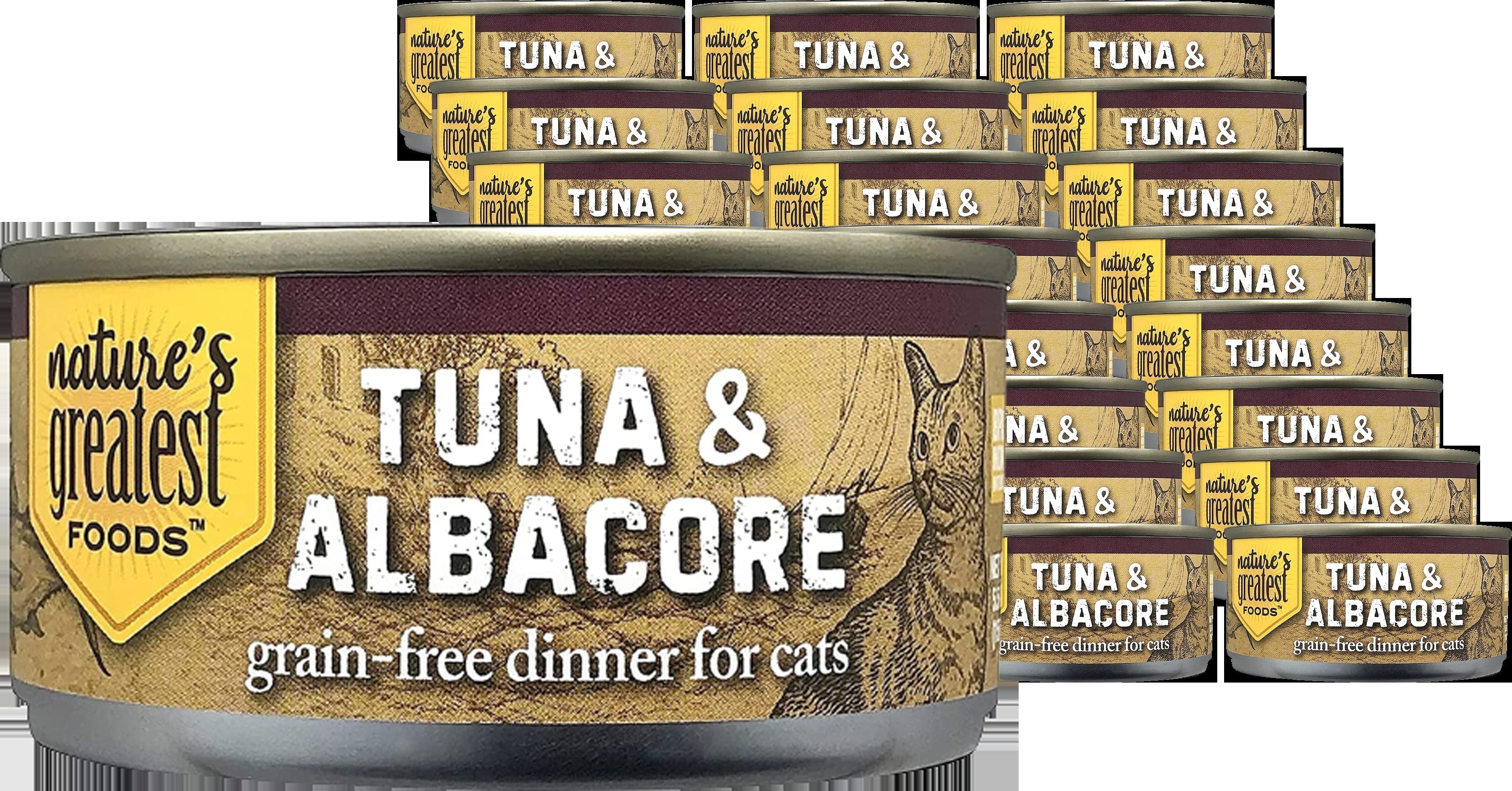 Grain-Free Cat Food Tuna & Topping Albacore (24 pack)