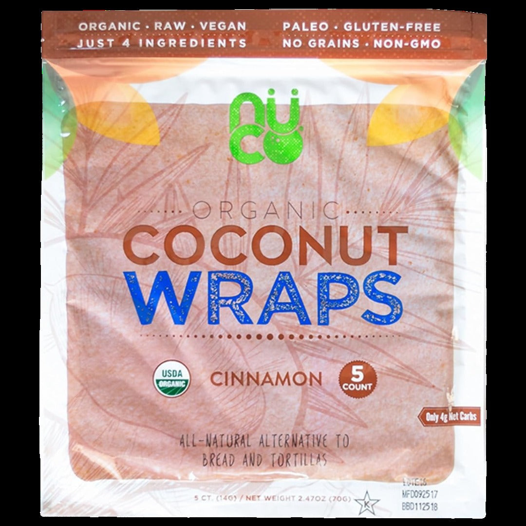 Organic Coconut Wraps - Cinnamon (5 CT)