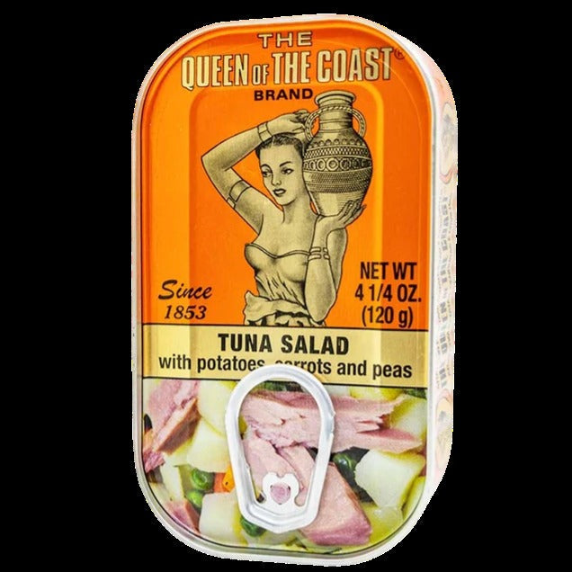 Tuna Salad With Potatoes, Carrots And Peas