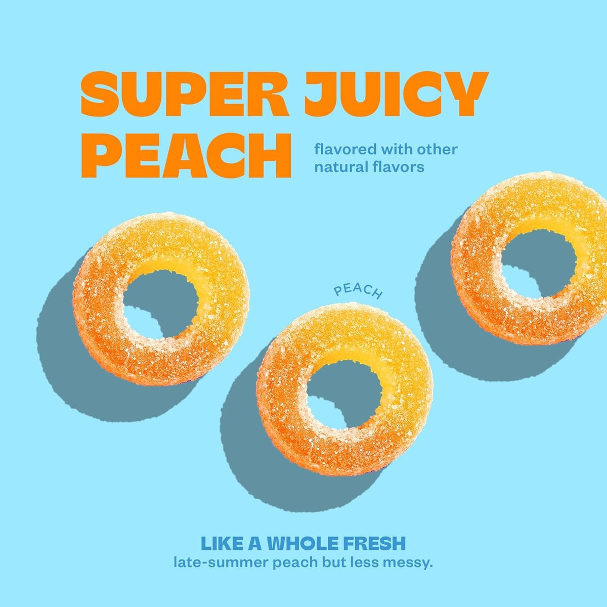 Restfull Rings Juicy Peach Gummies