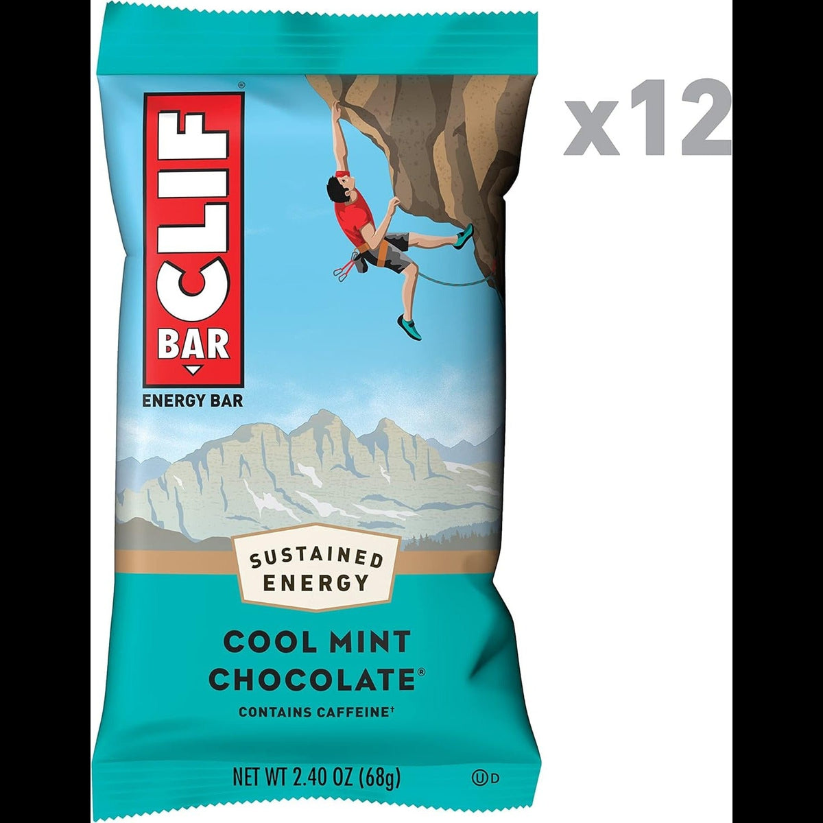 Cool Mint Chocolate Energy Bars (12 CT)