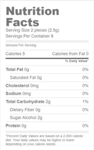 Sugar-Free Bubblegum Gum (16 Pack)