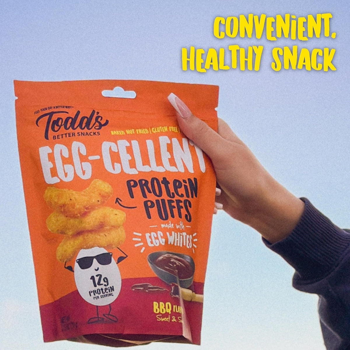 Egg-Cellent Protein Puffs - BBQ (10 CT)