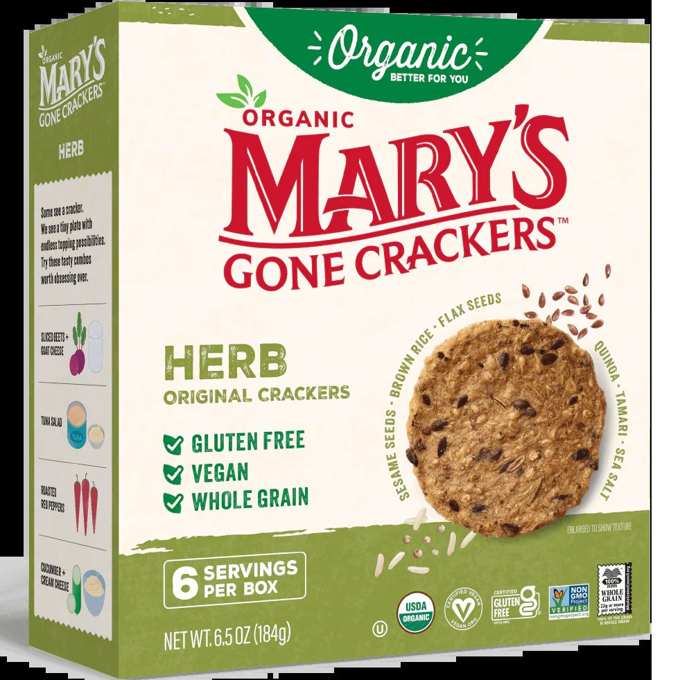 Gluten Free Herb Crackers
