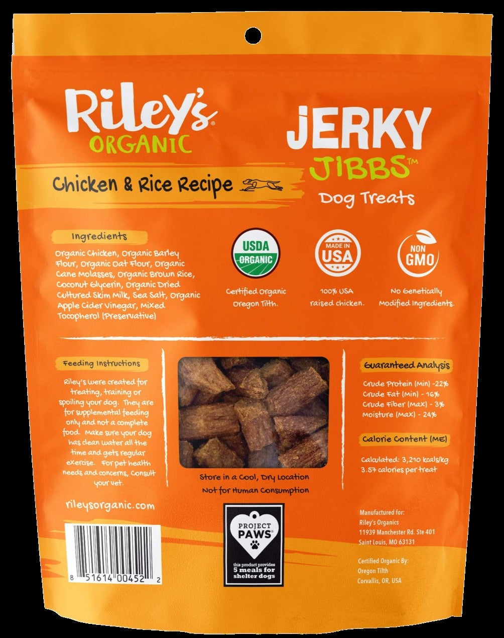 Organic Chicken Jerky Dog Treats