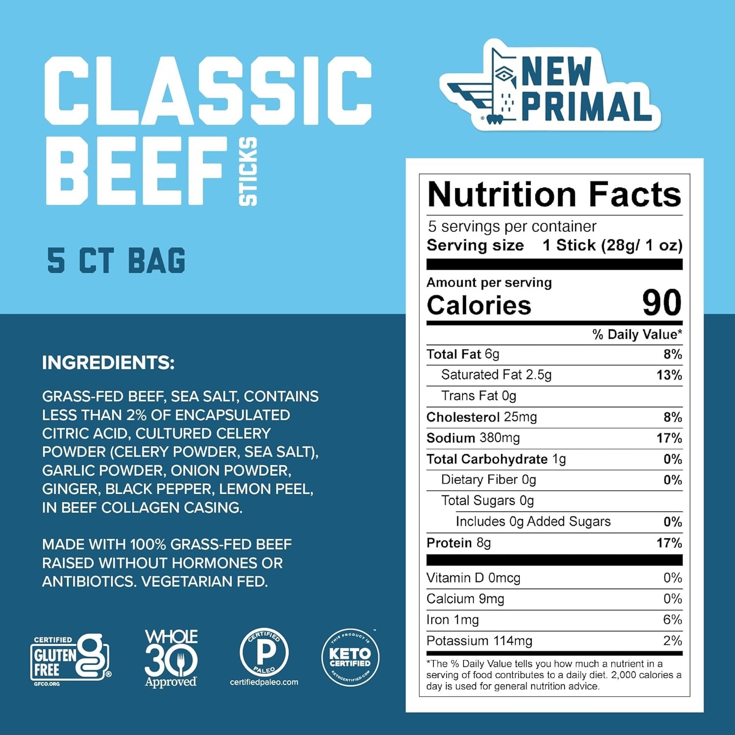 Classic Beef Sticks (5 CT)