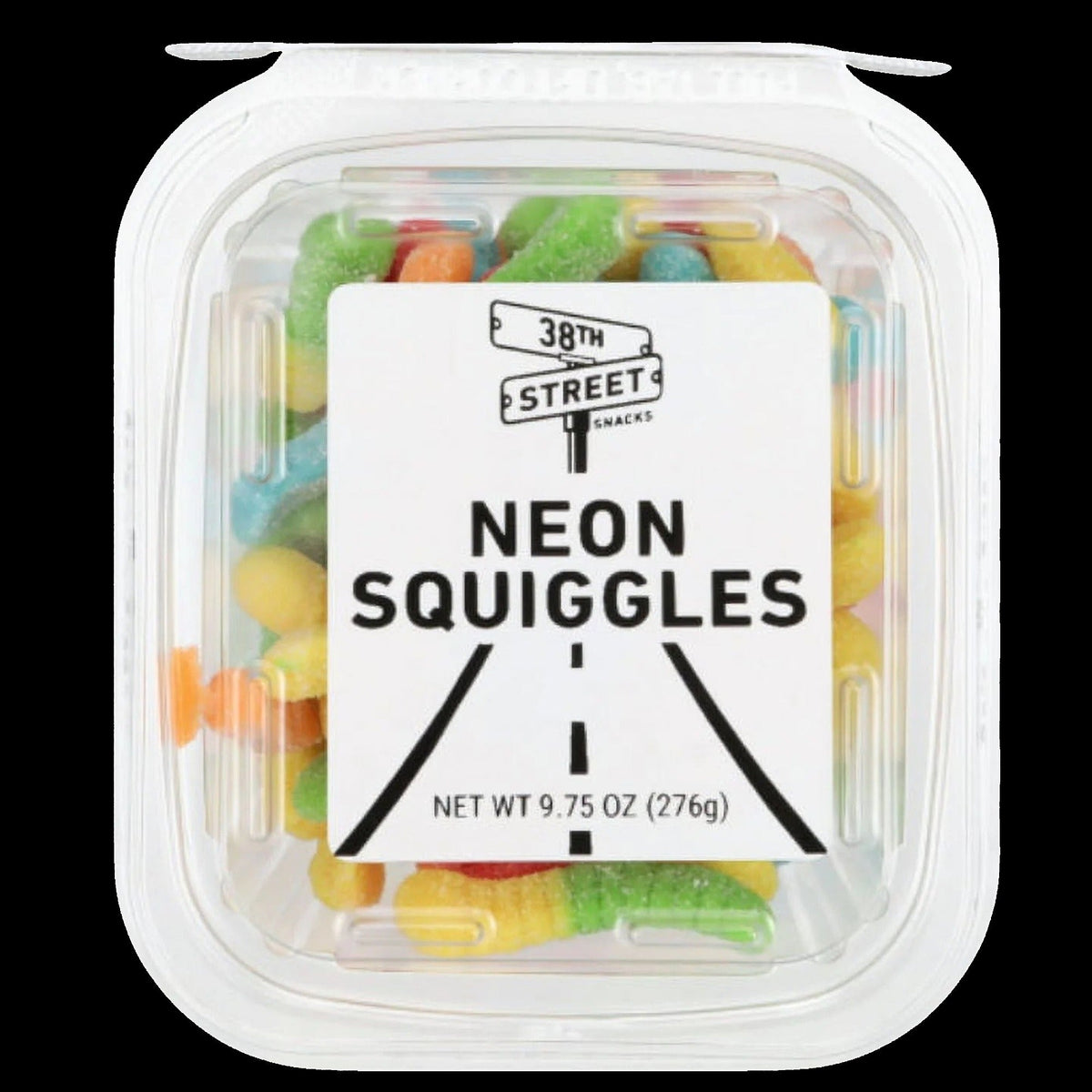 Neon Squiggles Gummy Tub